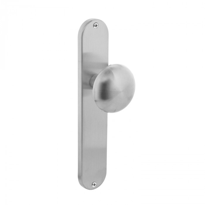 Intersteel Knopf Pilz auf Schild Jalousie Edelstahl gebürstet main product photo