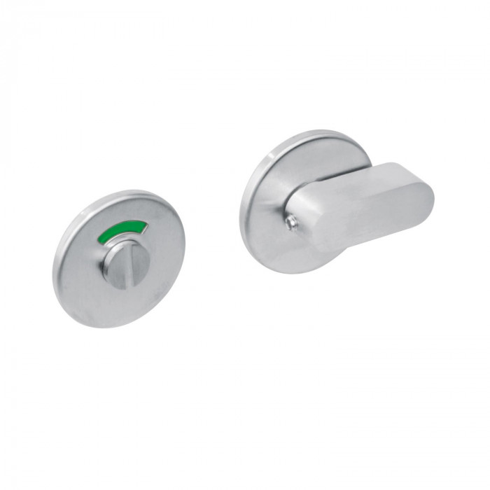 Intersteel Rosette Toiletten-/Badarmatur rund flach Edelstahl gebürstet main product photo