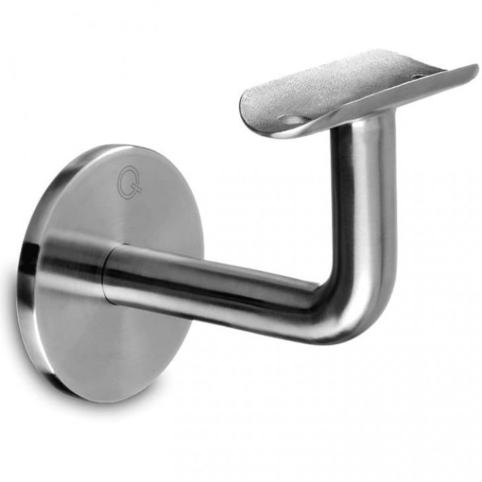 Handlaufträgerrohr Ø 48,3 mm Edelstahl matt geschliffen Modell 0111 main product photo