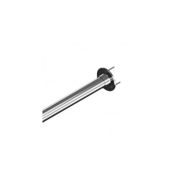 Hausmarke Wandflansch für Rohr 33,7 mm fest Edelstahl matt geschliffen Modell 0505 main product photo