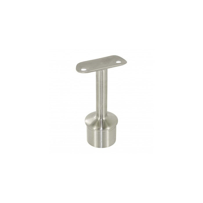 Huismerk Geländerstütze 42,4 x 2,0 mm Trägerrohr 42,4 mm Edelstahl matt geschliffen Modell 0710 main product photo