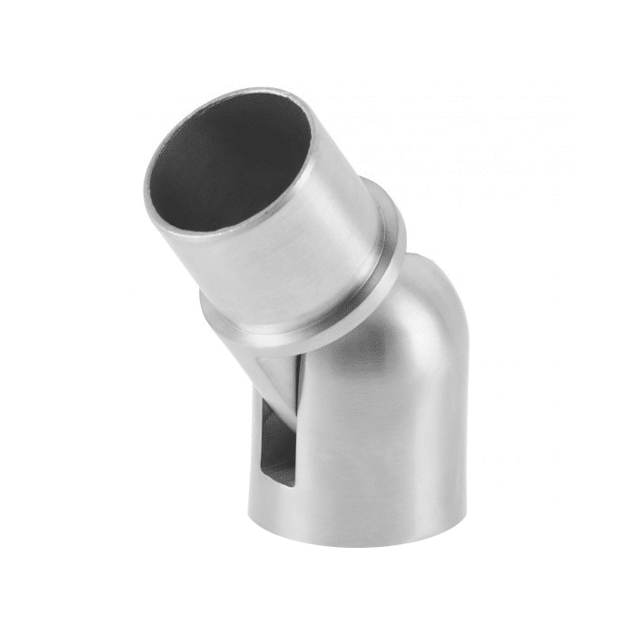 Wandflansch für Rohr 42,4 x 2,0 mm verstellbar Edelstahl matt geschliffen Modell 0507 main product photo