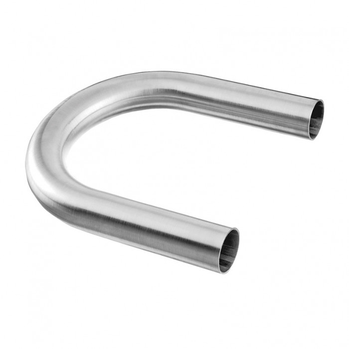Winkelstück 180 Grad, Rohr 42,4 x 2,0 mm, Modell 0906, Edelstahl main product photo