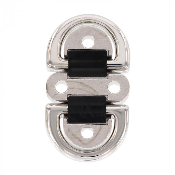 Klappauge hochglanzpoliert MT-Serie für 4 Schrauben 2 D-Ringe Edelstahl-316 (A4) main product photo