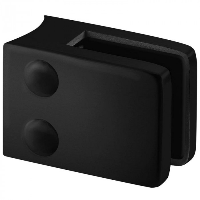 Glasklemmrohr Ø 42,4 mm Zinklegierung mattschwarz Modell 4200 main product photo