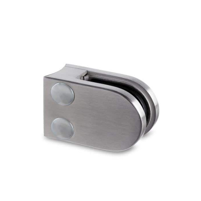 Glasklemmrohr Ø 25,4 mm Edelstahl matt geschliffen Modell 27 MINI main product photo
