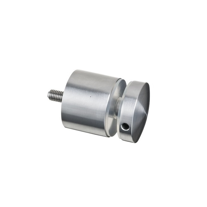 Glasadapter flach 60 mm Länge 30 mm Edelstahl matt poliert Modell 0745 main product photo