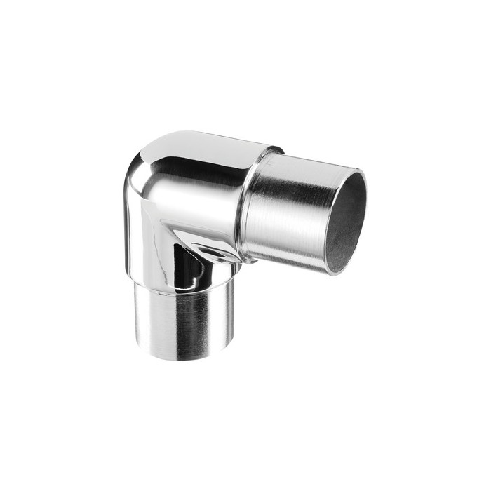 Winkelverbinder für Rohr 42,4 x 2,6 mm fest Edelstahl glänzend poliert Modell 0303 main product photo