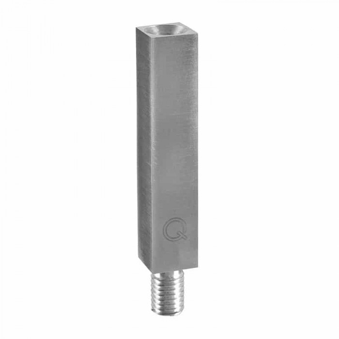 Geländerstütze Stange 14 x 14 mm Edelstahl Edelstahl matt geschliffen Modell 4811 main product photo