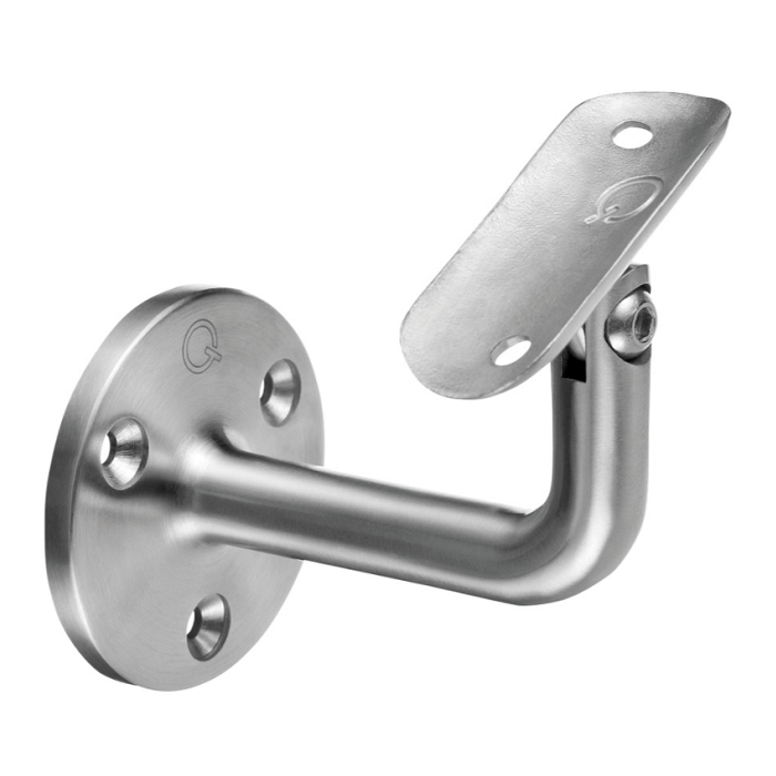Handlaufträgerrohr Ø 48,3 mm Edelstahl matt geschliffen Modell 0102 main product photo