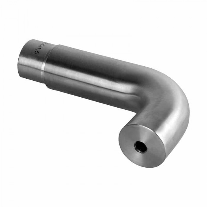 Gebogene Endkappe 90°, Rohr 42,4 mm, Modell 6739, Edelstahl main product photo