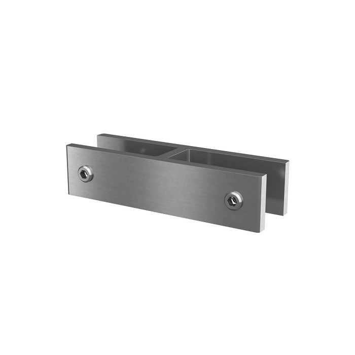 Glasverbinder gerade Edelstahl matt geschliffen Modell 0291 main product photo