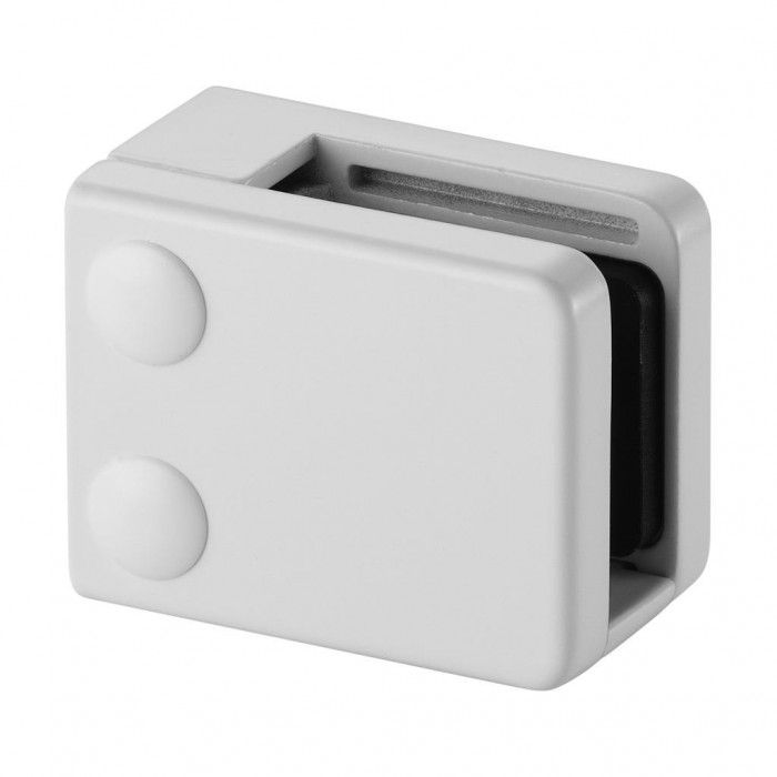 Glasklemme Aluminium weiß satiniert glatt innen Modell 4200 main product photo