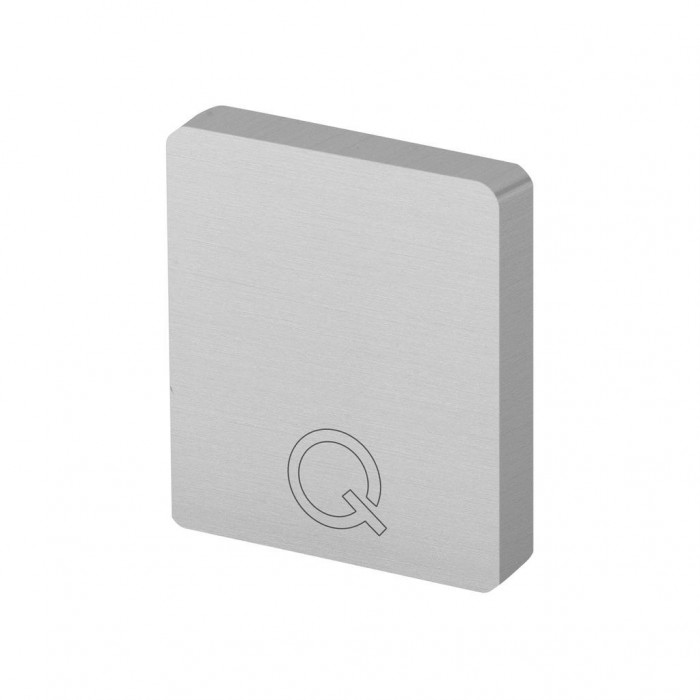 Endkappe flach für U-Profilrohr 33 x 39 mm Modell 6913 Aluminium main product photo