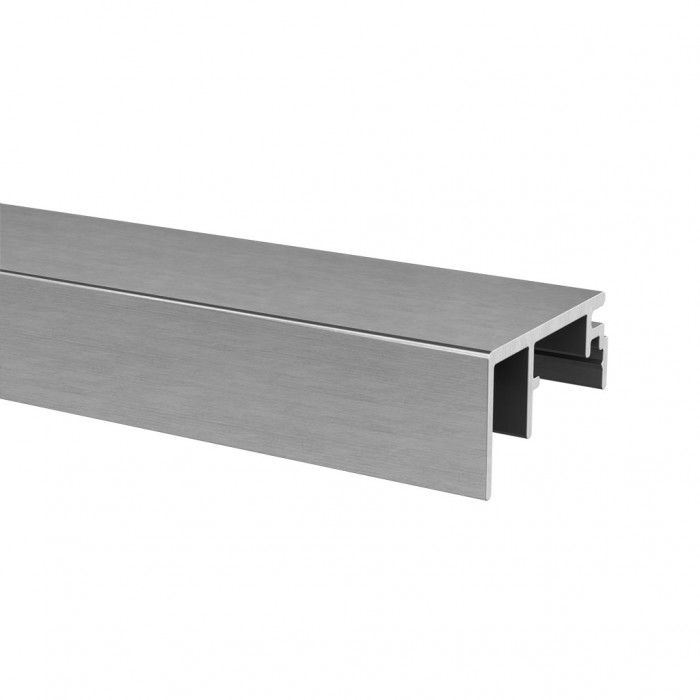 Anschlussprofil oben Einbaulänge 5000 mm U-Maß 10 mm Modell 6975 Aluminium (eloxiert) main product photo
