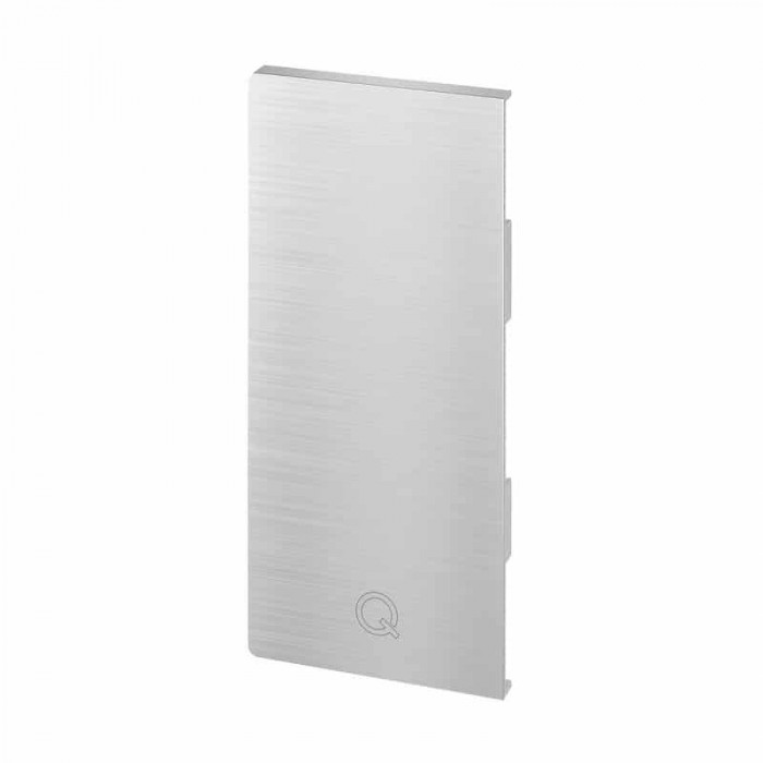 Endkappe Easy Glass Pro Seitenmontage rechts 174,5 x 83 mm Modell 8132 Aluminium (eloxiert) main product photo