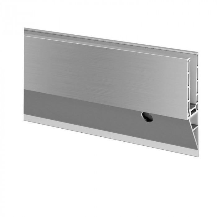 Easy Glass Pro Bodenprofil seitliche Montage Länge 5000 mm Modell 8140 Aluminium (eloxiert) main product photo