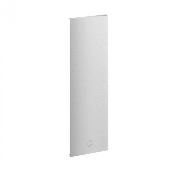 Endkappe Easy Glass Pro Seitenmontage links 220 x 65 mm Modell 8142 Aluminium (eloxiert) main product photo