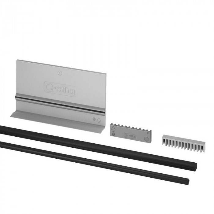 Gummisatz Easy Glass Pro F, 5000 mm, Modell 8121, verstellbare Glasklemmung main product photo