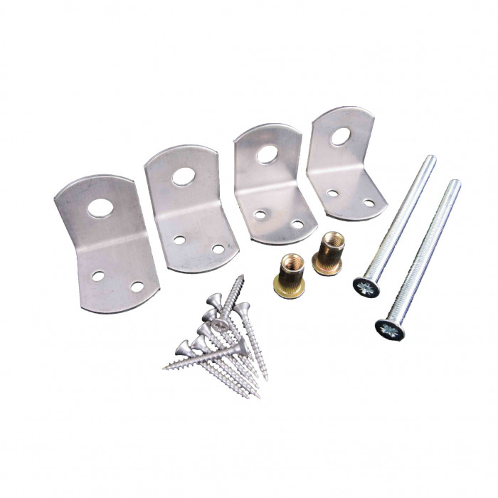 Befestigungssatz für 1 Betonpfosten Edelstahl main product photo
