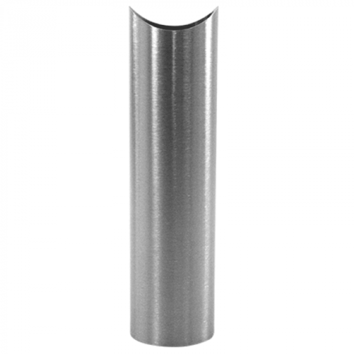 Schweißsattel Rohr Ø 33,7 x 2 mm für Rohr Ø 42,4 mm Edelstahl matt geschliffen main product photo