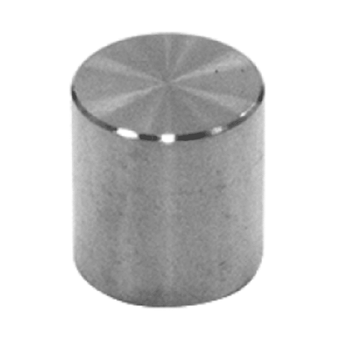 Zierkappe Flachrohr Ø 10 mm Edelstahl matt geschliffen main product photo