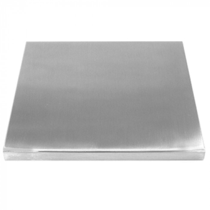 Verankerungsplatte 80 x 80 x 6 mm Edelstahl matt geschliffen main product photo