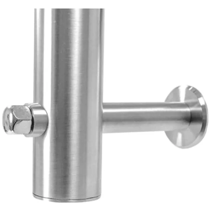 QUARKZMAN Edelstahl Abstandshalter 20mm - 4 Stück M18 Metall Standoffs Silber