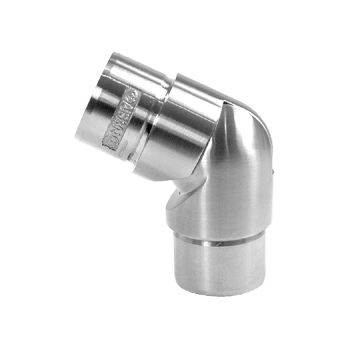 Scharnierverbinder für Rohr 42,4 x 2,0 mm Edelstahl matt geschliffen main product photo