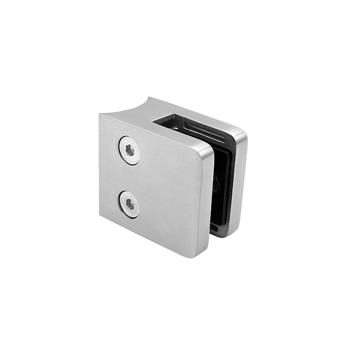 Glasklemmrohr Ø 33,7 mm Edelstahl matt geschliffen main product photo