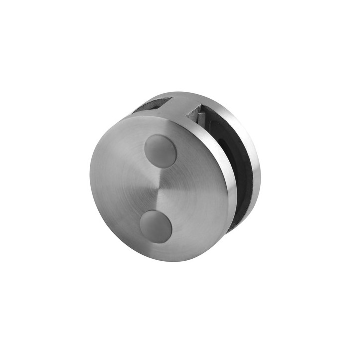 Glasklemme rund Zinkdruckguss matt poliert Modell 4600 main product photo