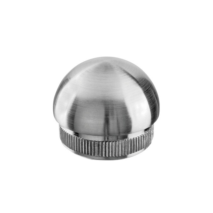 Endkappe halbrund, Rohr 42,4 x 2,0 mm, Modell 5730, Edelstahl main product photo