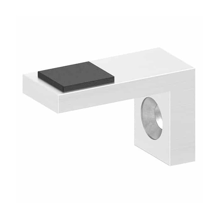 Befestigungsplatte für Sicherungen, flach Edelstahl main product photo