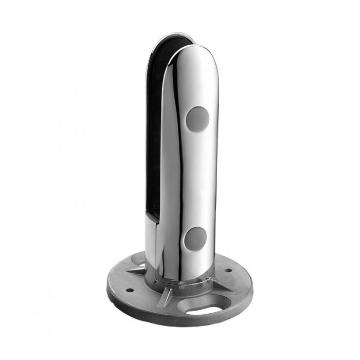 Bodenglasklemme, Modell 6100, Edelstahl, poliert main product photo
