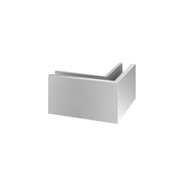 Eckmontage Easy Glass Pro, Aufsatzmontage, Modell 6314, Aluminium Edelstahl) main product photo
