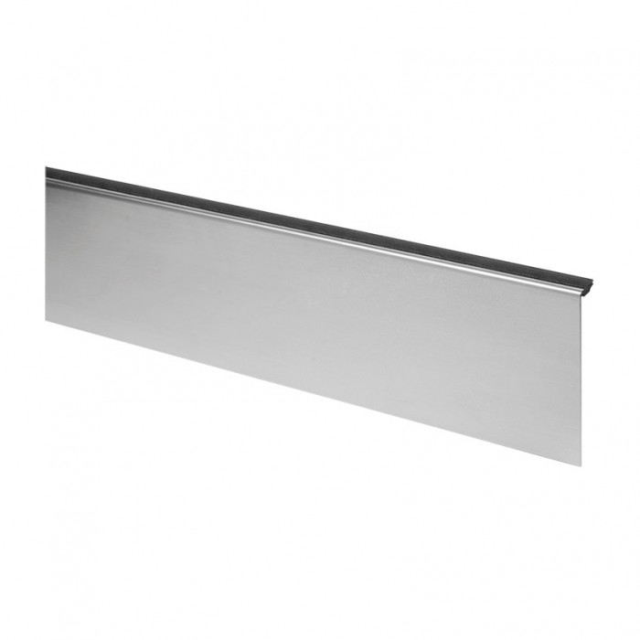 Abdeckprofil Easy Glass Slim, Aufsatzmontage, 2500 mm, Modell 6921, Edelstahl main product photo