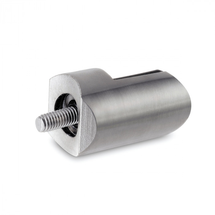Glasanschlag Petrine für Rohr Ø 38,1 - 42,4 mm Edelstahl Design Material Zamak main product photo