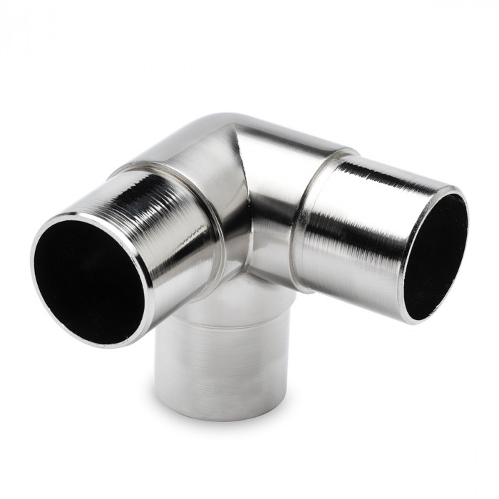 Rohrverbinder 90° + 1 Abzw. Kaia Edelstahl Design Material Zamak 25,4 mm (1") main product photo