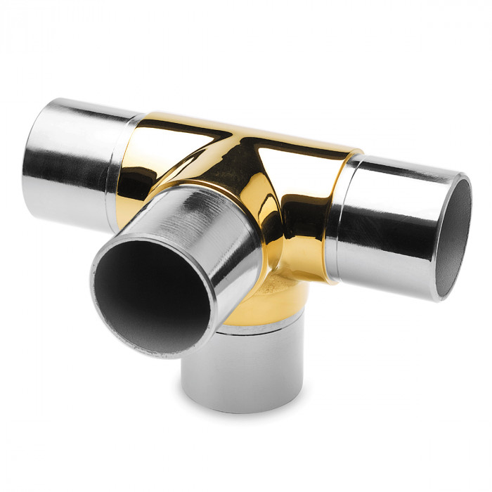 Rohrverbinder T mit 1 Abzw. 90° Armande Messing Design 38,1 mm (1,5") main product photo