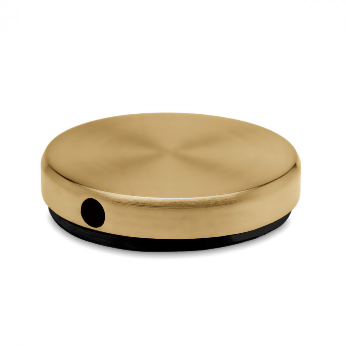 Zier-Abschlussscheibe Xenia Messing matt Design 38,1 mm (1,5") main product photo