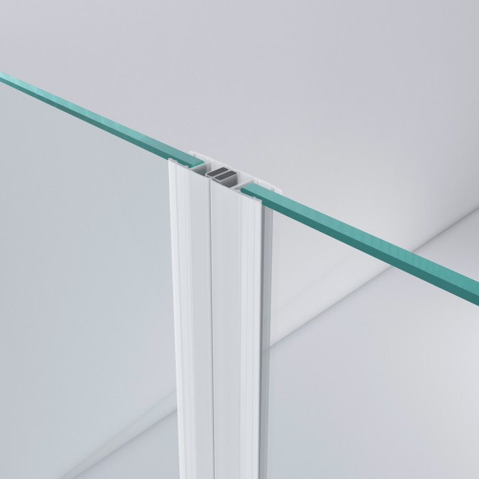 Magnetdichtung 180° für Glastür Pukki transparent 10 mm main product photo