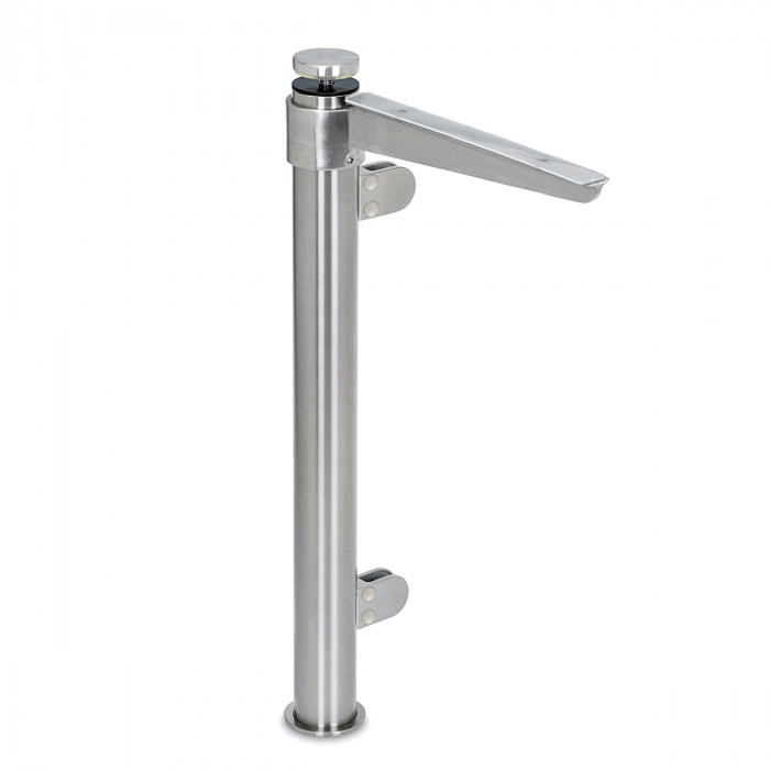 Pfosten Nora Endpfosten links 25,4 mm (1") Edelstahl Design Material Zamak main product photo