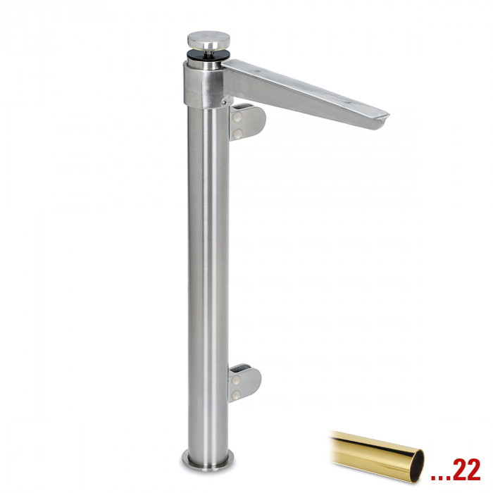 Pfosten Nora Mittelpfosten 38,1 mm (1,5") Messing Design main product photo