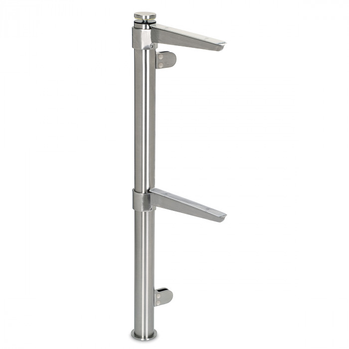 Pfosten Annelotte Endpfosten links 25,4 mm (1") Edelstahl Design Material Zamak main product photo