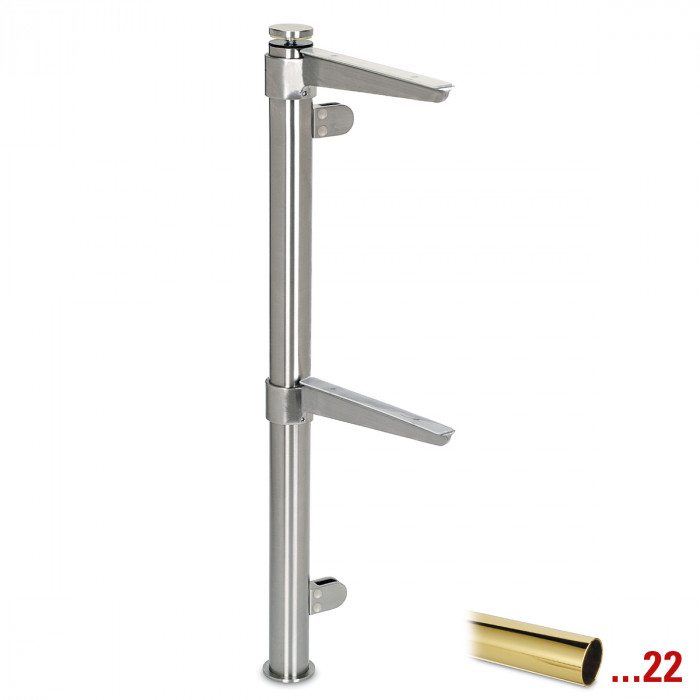 Pfosten Annelotte Mittelpfosten 25,4 mm (1") Messing Design main product photo