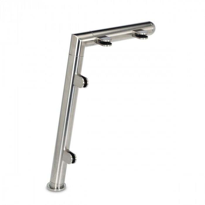 Pfosten Brenna Endpfosten rechts 38,1 mm (1,5") Edelstahl Design Material Zamak main product photo