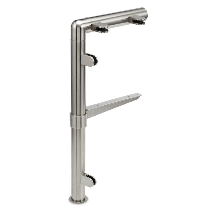 Pfosten Anona Endpfosten links 38,1 mm (1,5") Edelstahl Design Material Zamak main product photo