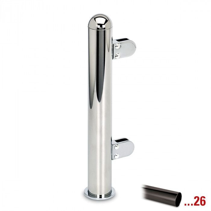 Pfosten Leann Eckpfosten 45° 38,1 mm (1,5") Schwarz Design main product photo