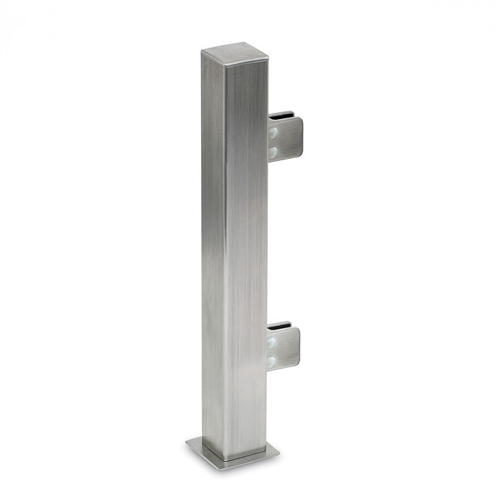 Pfosten Arjeta Eckpfosten 90° 35 x 35 mm Edelstahl Design Material Zamak main product photo