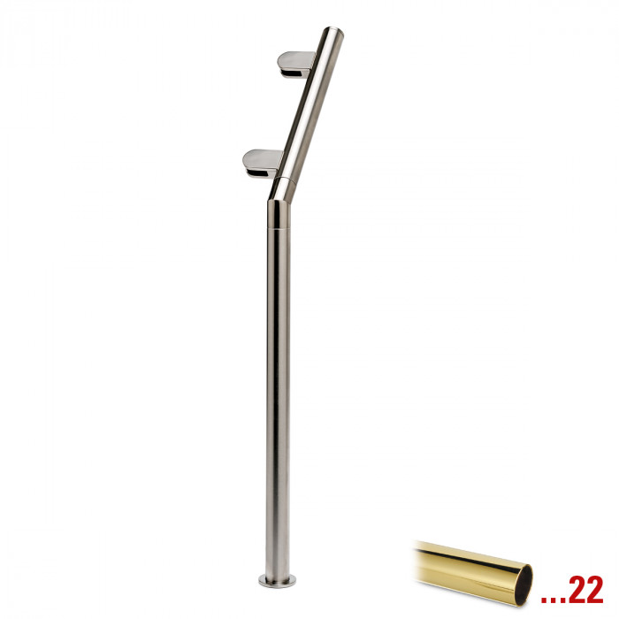 Pfosten Caro-Lynn Endpfosten rechts Messing Design main product photo
